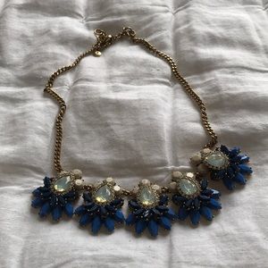 J.Crew Blue Statement Necklace